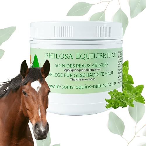 Philosa Equilibrium - Cuidado, bálsamo natural de pieles dañadas (sarna de barro, ...) para caballo