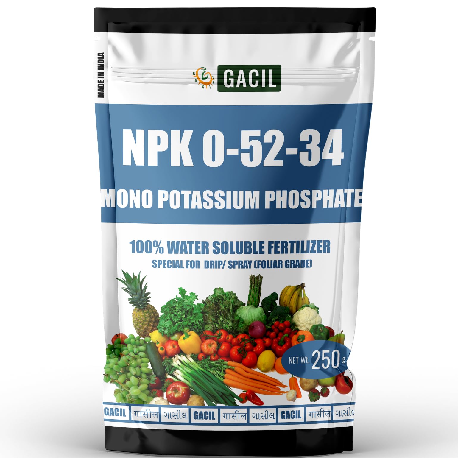 See full amazon price history chart for GACIL® MKP Mono Potassium Phosphate NPK 00-52-34 Fertilizers for Plants Growth Promoter | Gardening Use in Indoor-Outdoor Plants | Agriculture Use in Drip-Soil-Spray 250 g GACIL® MKP Mono Potassium Phosphate NPK 00-52-34 Fertilizers for Plants Growth Promoter | Gardening Use in Indoor-Outdoor Plants | Agriculture Use in Drip-Soil-Spray 250 g (B0C28348LJ) Amazon Price History, Amazon Price Tracker