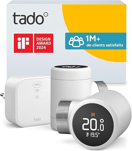 Smart Thermostat X radiateur, kit avec Bridge X tado°