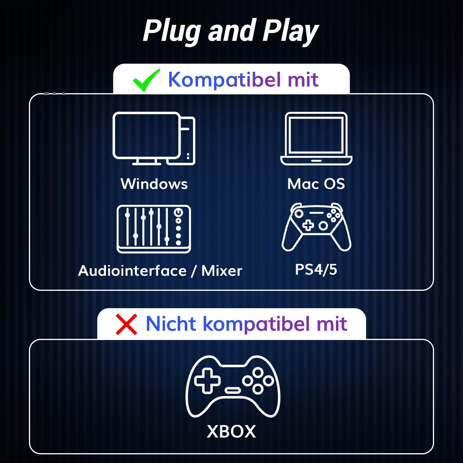 TONOR Dynamisches Microphone mit XLR/USB Kabel, Mikro PC mit Mute Button, Vocal Mic Gesangsmikrofon für Podcast, Streaming, Gaming, Studio und Aufnahme, mit Hight Profile Mikrofonarm, Schwarz, TD510+