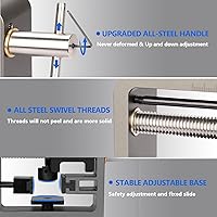 Vista 4 de Pridefend Sight Pusher for Glock Square Slides,Sight Pusher Tool, Heavy Duty Pistol Rear Sight Pusher for Glock,Adjustment Sight Pusher for Handguns