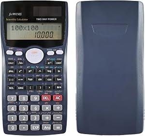 FX-991MS Scientific Calculator with 401 Functions,Engineering Scientific Calculator with 10+2 Screen Displays,for Studying Business Office Home,Navy Blue