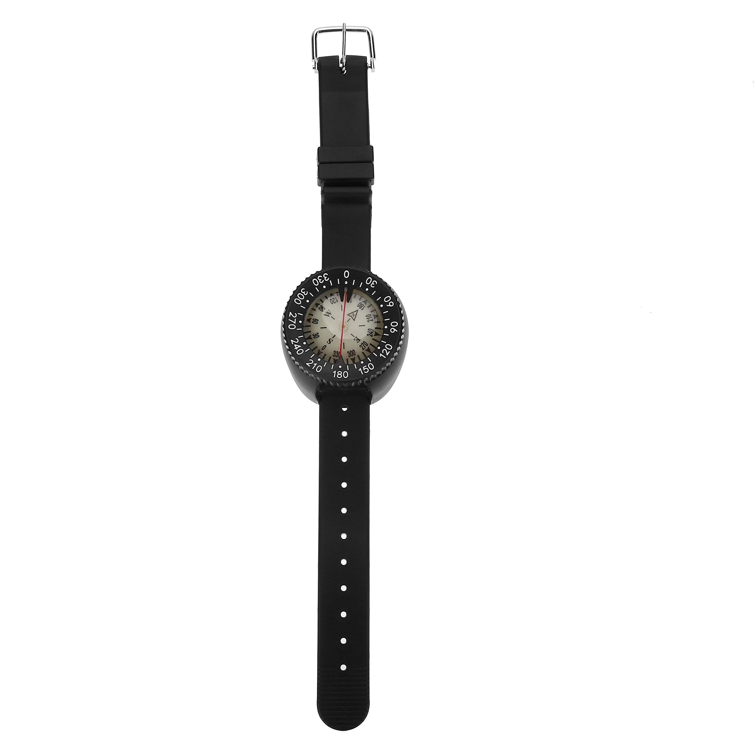 Compas de Poignet, Boussole de Plongée Mini Bracelet de Survie Compas de Plongée sous-Marine Tuba Kayak Canoë Randonnée Voyager