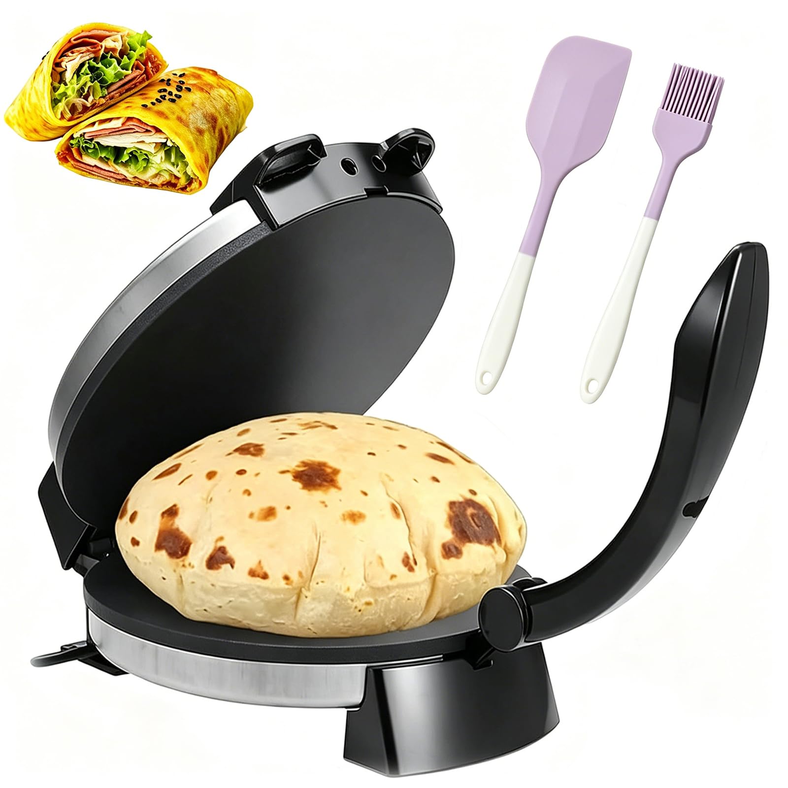 Machine à tortillas automatique de 12 pouces et roti maker électrique 2000W