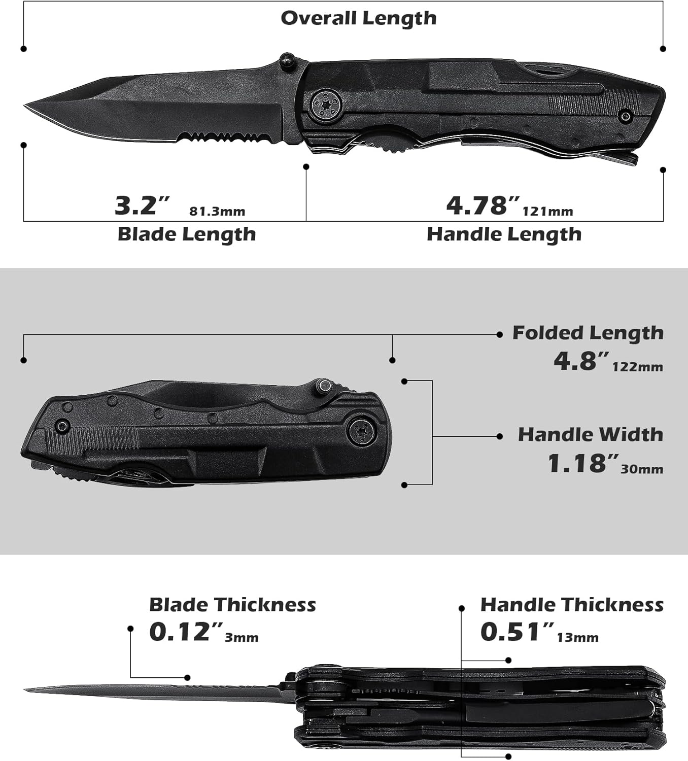 RUSH DEER Multi-Tool 19-in-1 Essential Survival Tools and Multitools Plier- Gift for Men-Versatile Camping Tool Kit-ultimate versatile toolkit For DIY, Outdoor