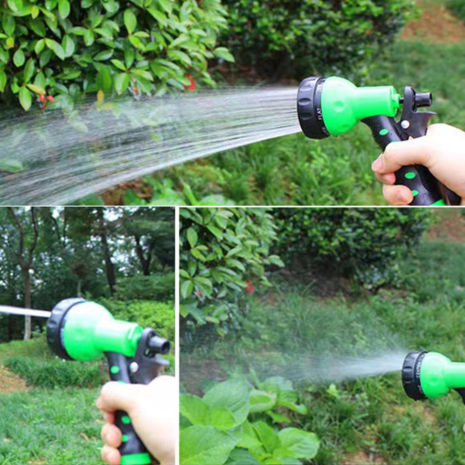 Coil Hose, Flexibler Gartenschlauch mit Sprühdüse, Heavy-Duty Coiling RV Wash Expandable Outdoor Watering Tool, Durable Connector Kit | Praktisches Flow Garden Car Wash Szenarien für den Garten