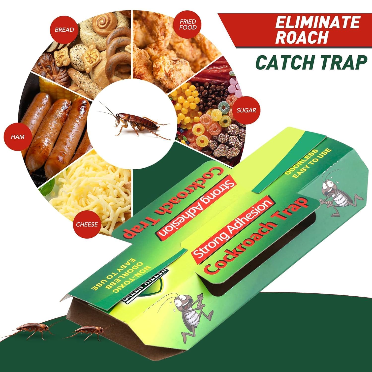 Sticky Cockroach Traps - Pesticide-Free & Safe -8
