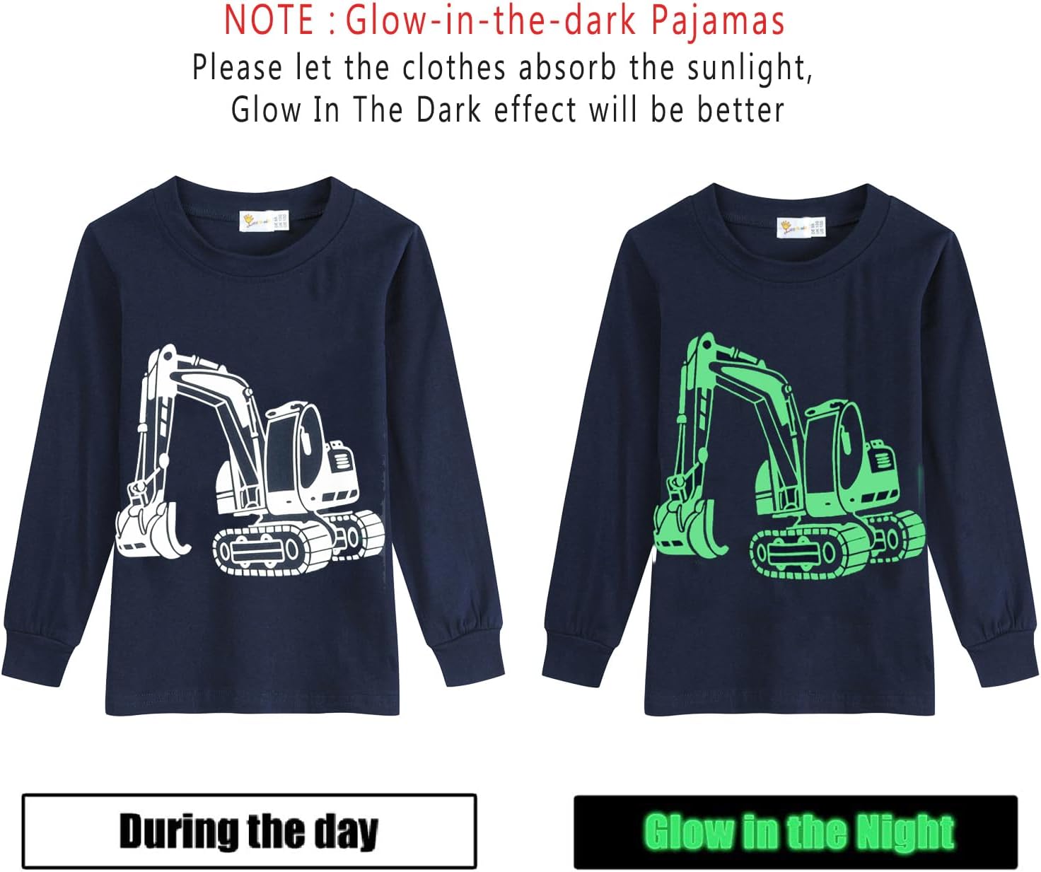 DDSOL Toddler Baby Boys Pajamas 2 Pieces Cotton Sleepwear Set Kids Fall Winter Long Sleeve Jammies - Image 3