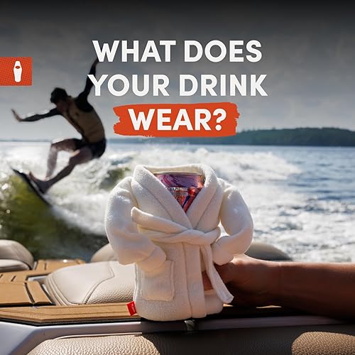 Miniatura 17 de Puffin - The Resort Robe - Enfriador de vino aislado I Aislante de botella de champán, mantiene las bebidas y bebidas frías