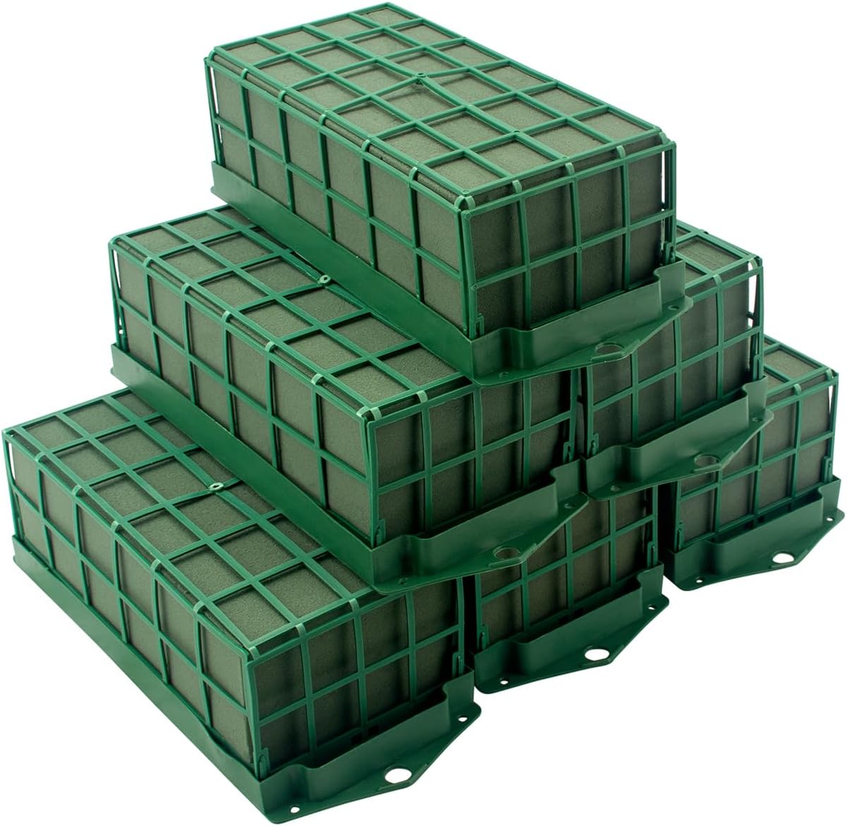 [ 6 Pack] Floral Foam Cage Flower Holder with Floral Foam