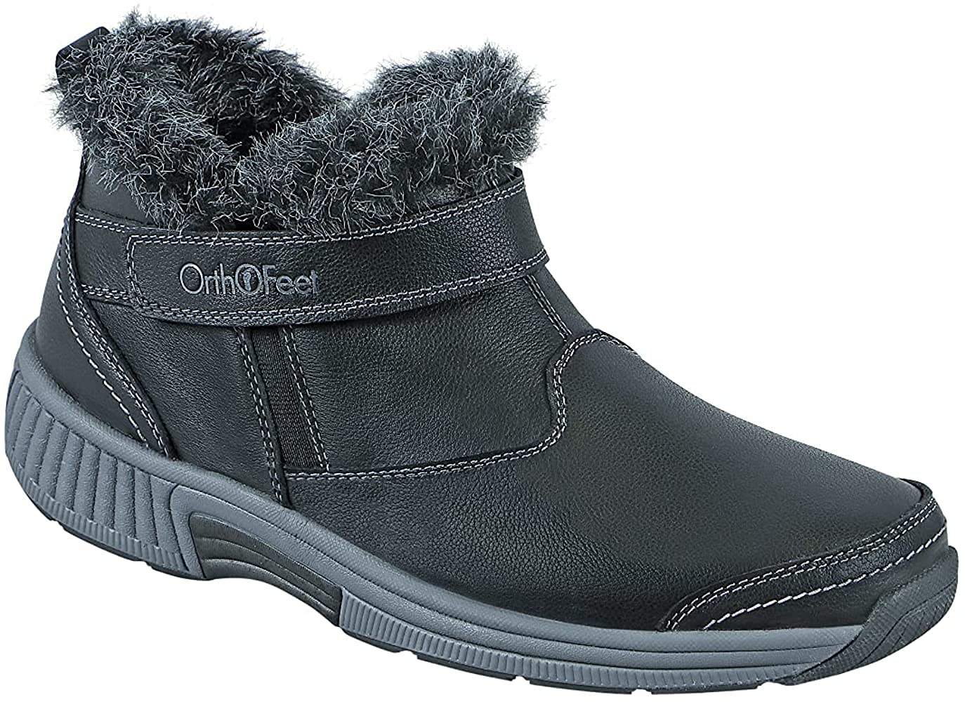 OrthofeetWomen's Orthopedic Leather Siena Ankle Boots