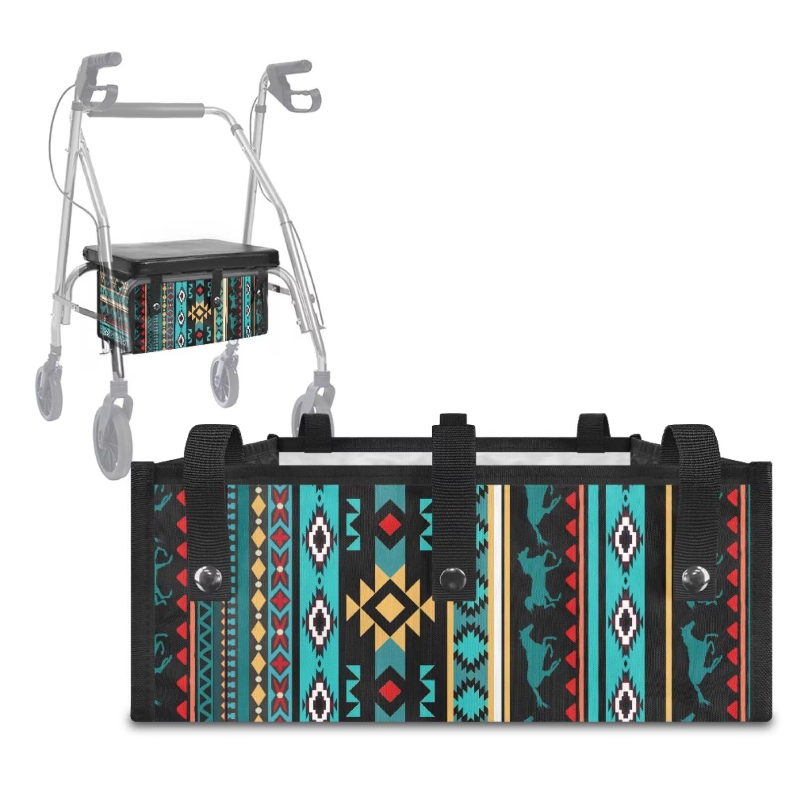 Walker Basket - Tropical Floral Under Seat Bag -26 Walker Basket - Tropical Floral Under Seat Bag -26