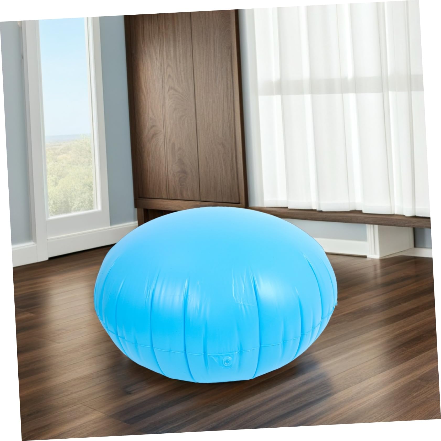 Toddmomy 2pièces Coussins Gonflables pour Piscine Hors Sol Oreillers Air Ronds Imperméables pour Hivernage Et Protection