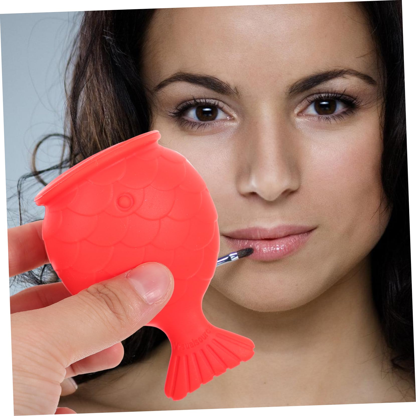 FRCOLOR Dispositivo Volumizzante Per Labbra in Silicone 4 Pezzi Idratante Lucidalabbra A Forma Di Pesce Facile Da Usare Strumento Di Bellezza Per Donne