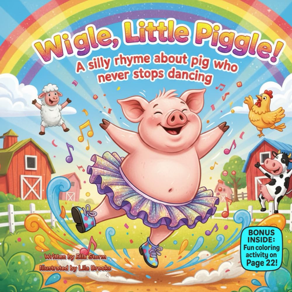 Wiggle, Little Piggle!: A Silly Rhyming Story About a Pig Who Never Stops Dancing