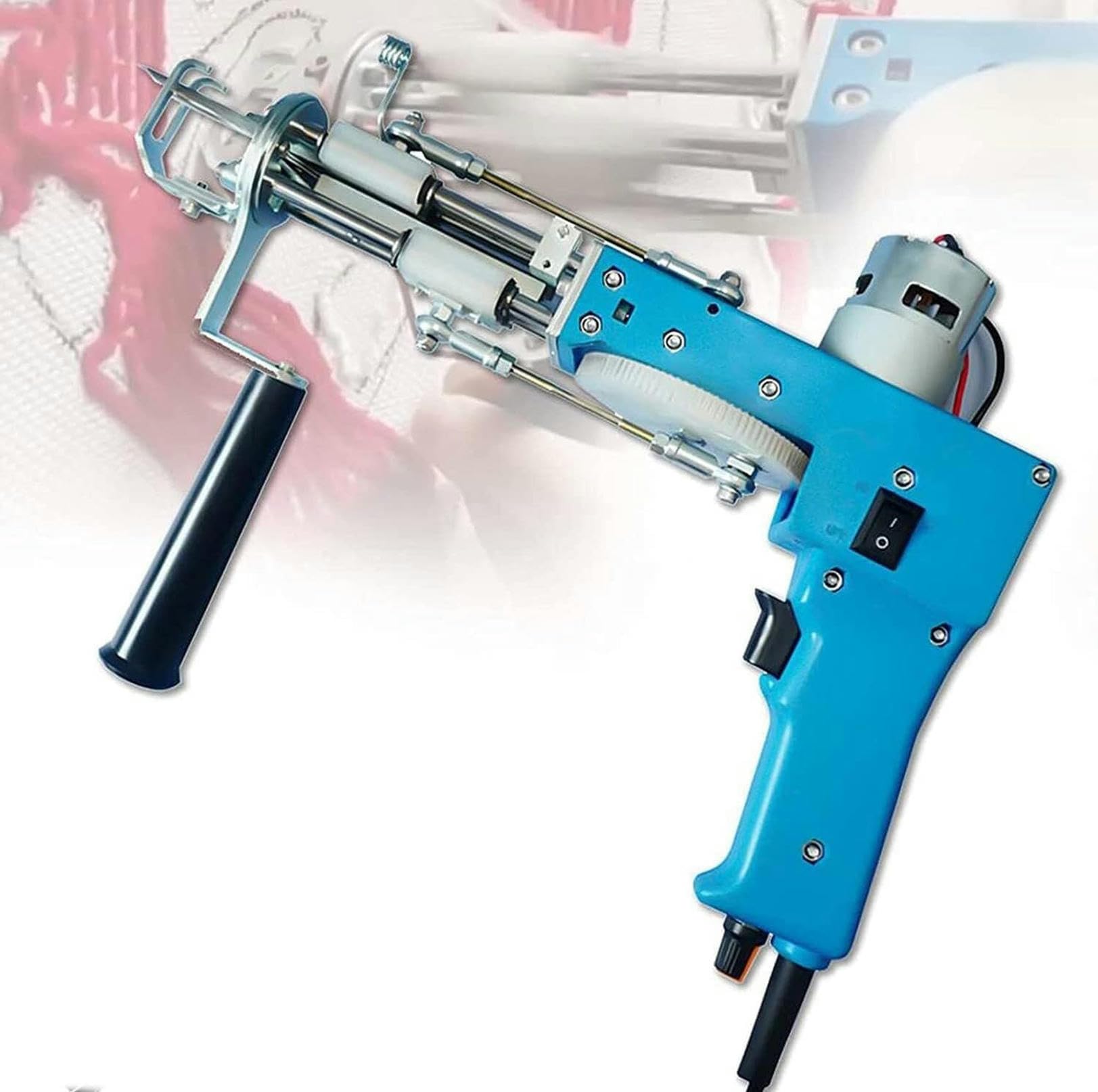 Pistolet de tufting 2 en 1 à vitesse réglable 5-40 points/sec