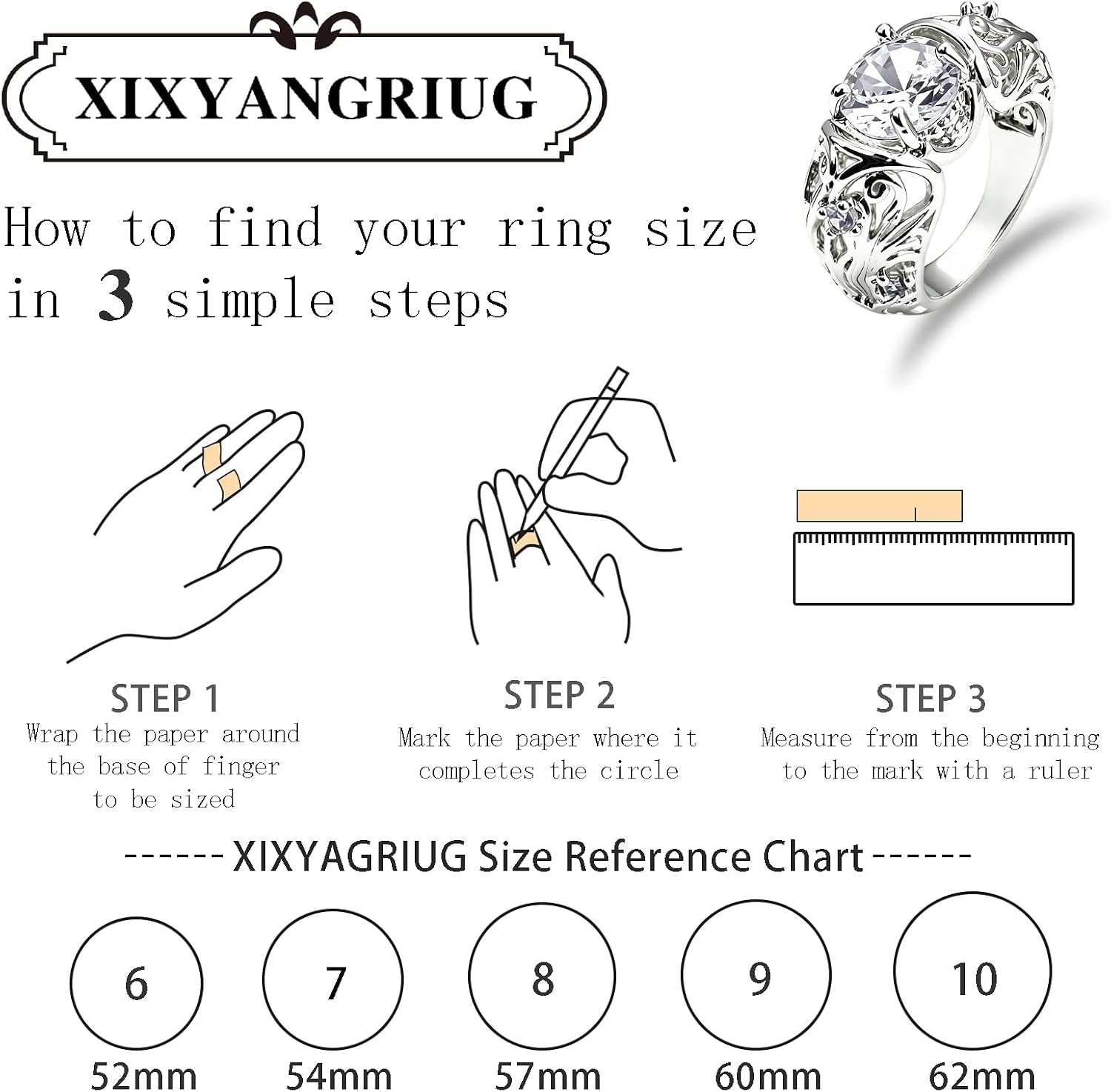 925 Sterling Silver Cubic Zirconia Band Rings for Her,Eternity Promise Engagement Wedding Ring Jewelry Gifts for Women Bride Teen,Aesthetic Hollow Leaf Branch Dainty Ladies Filigree Rings Size:6-10 image 4