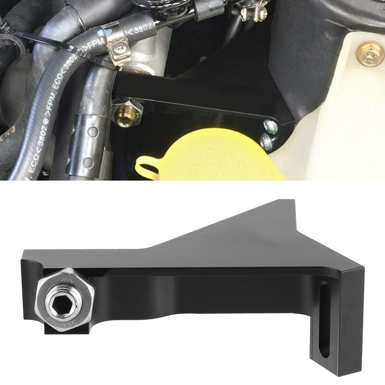 OUKENS Staffa di Supporto Pompa Freno, Staffa Pompa Freno Adatta Per Subaru WRX IMPREZ RS 2002-2007 STi 2004-2007