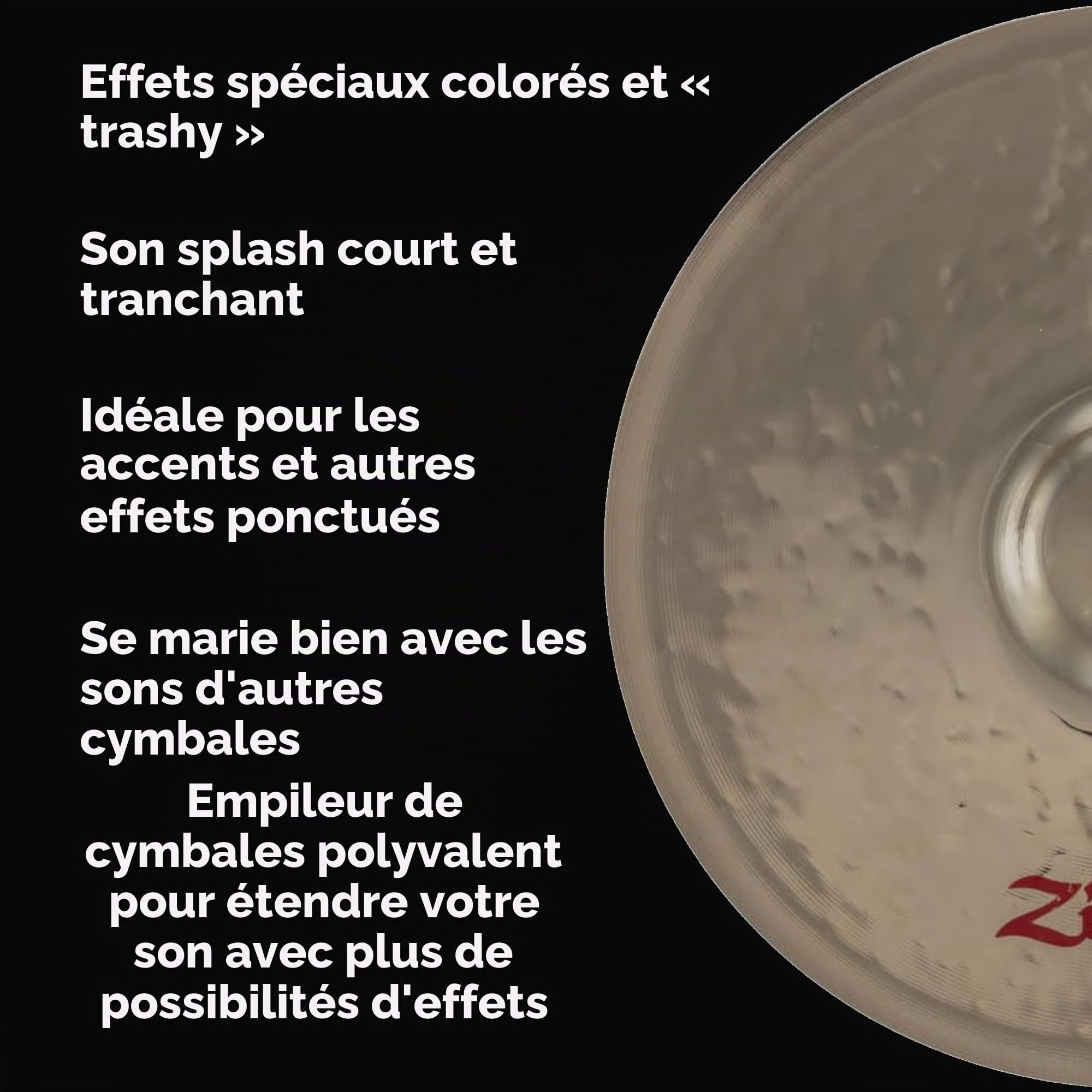 Zildjian FX Cymbals Series - 11" Oriental Trash Splash Cymbal