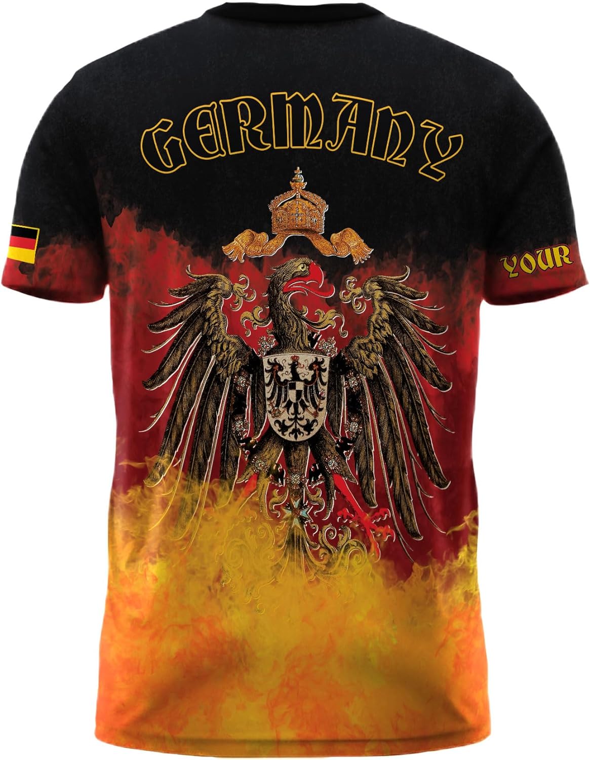 Personalized Vintage German T-Shirt, Custom Germany Shirts for Men - Image 4