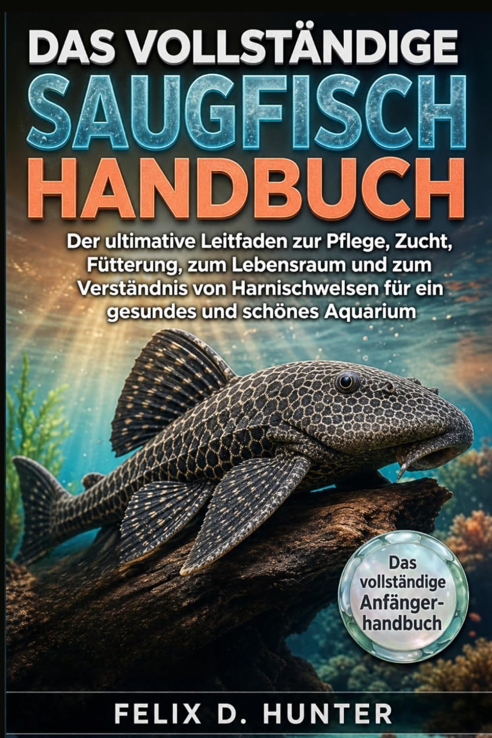 DAS VOLLSTÄNDIGE SAUGFISCH-HANDBUCH: Der ultimative Leitfaden zur Pflege, Zucht, Fütterung, zum Lebensraum und zum Verständnis von Harnischwelsen für ein gesundes und schönes Aquarium