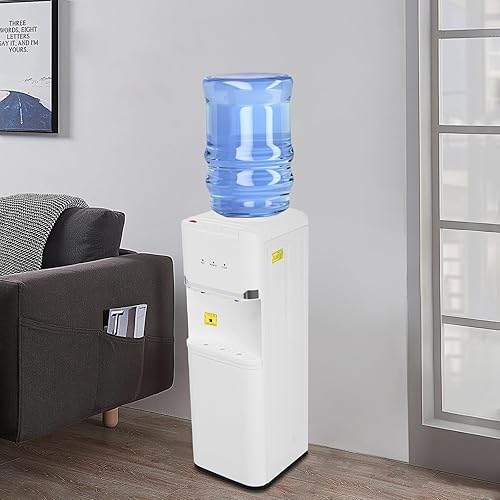 Miniatura 9 de Dispensador de agua caliente y fría, dispensador de enfriador de agua de carga superior de 5 galones, 3 ajustes de temperatura, dispensador de