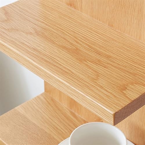 Miniatura 4 de BNNP Estantería alta, estantería de piso a techo, estante de exhibición para sala de estar, estante de estudio, moderno, minimalista, de madera,