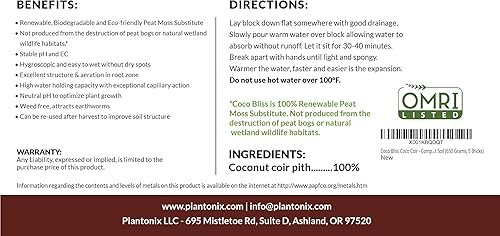 Miniatura 9 de Coco Bliss (paquete de 5 unidades de 650 gm) + Myco Bliss Granular (2 libras) - Inoculante de hongos micorrícicos para una mayor ingesta de
