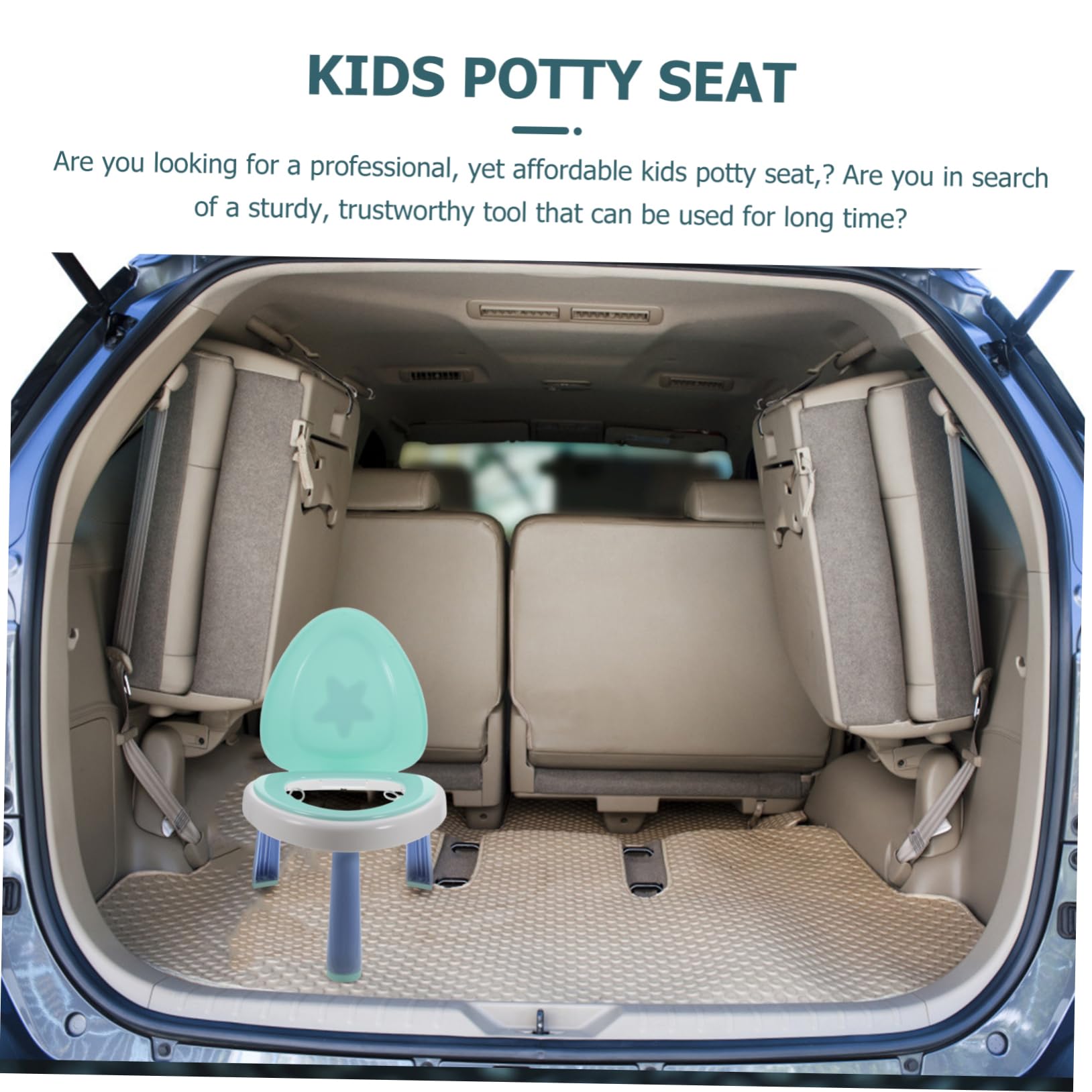 Orinal Plegable de Viaje para Niños Portátil de PC | Uso en Casa y Viajes, para Niño y Niños, Diseño Reducido Estructura Plegable
