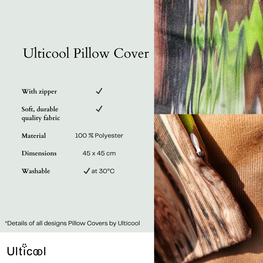 Liosei Set Di 2 Federe Per Cuscini In Lino – Motivo Tarocchi Medievale Sole E Luna – 45x45 Cm – Arredamento Casa Esoterico