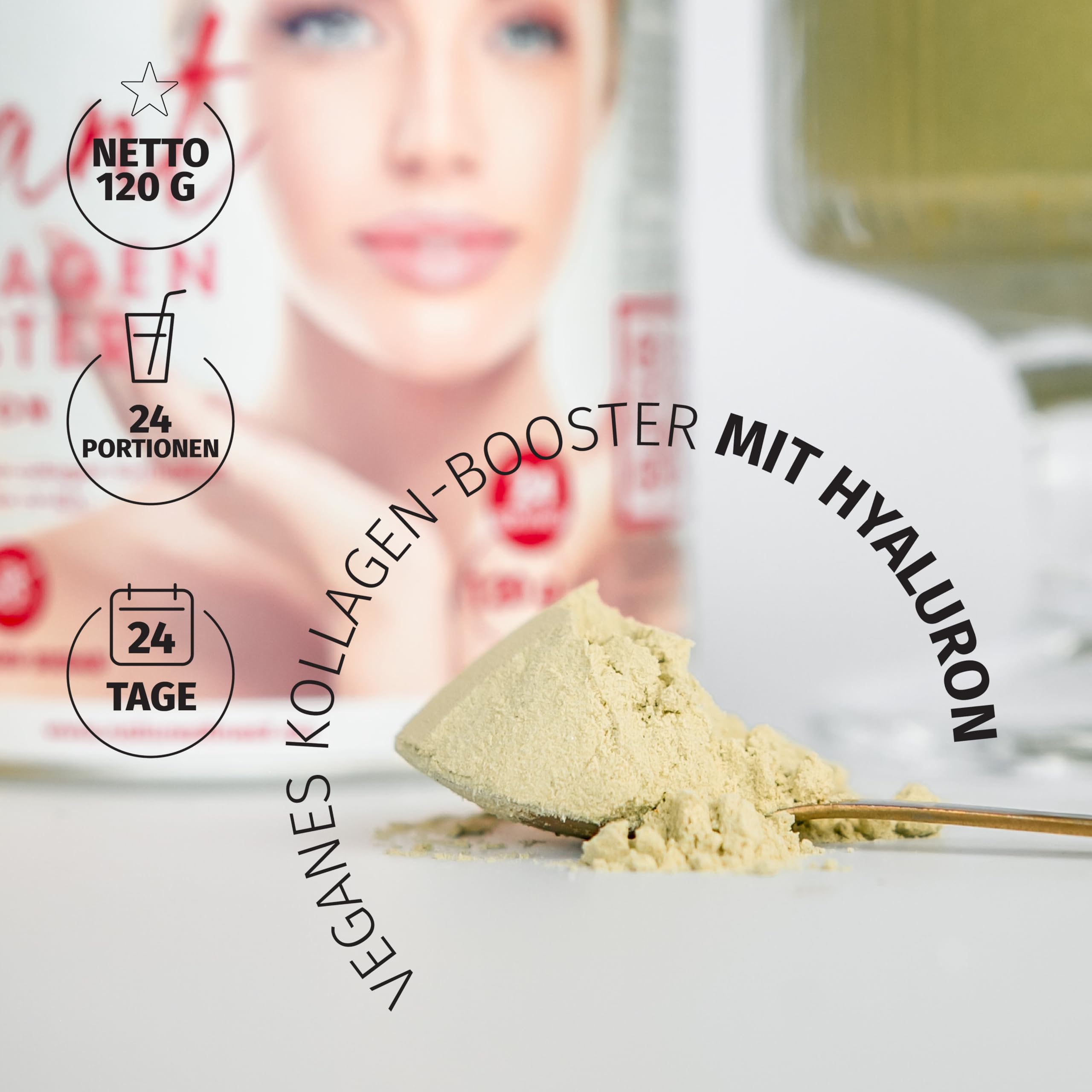 Nature's Finest Pink Latte Collagen, Getränkepulver 375 g (3er Pack)
