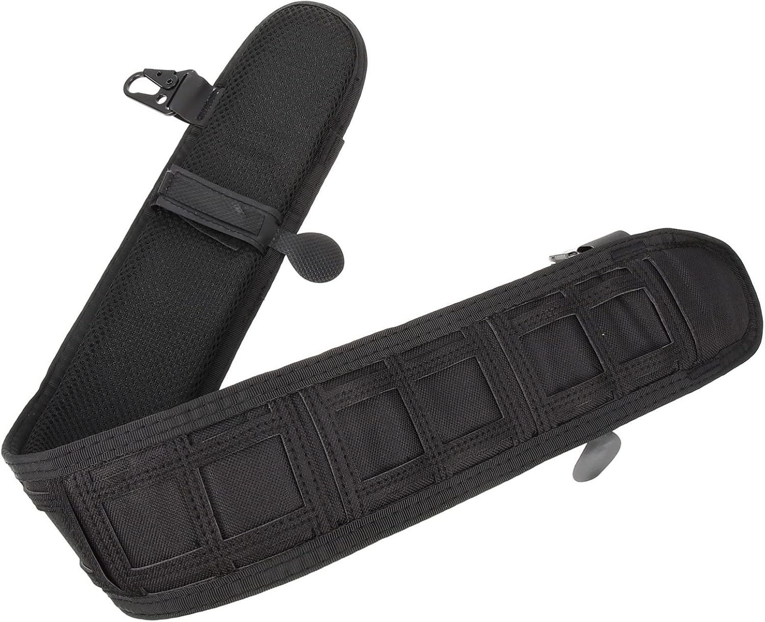 BESPORTBLE Outdoor Belt Nylon Waist Trainer Belt Hunting Belt Belt Trainer Sauna Belt Heavy Duty Belt for Outdoor Sports Hunting Exercise Fitness (Black)