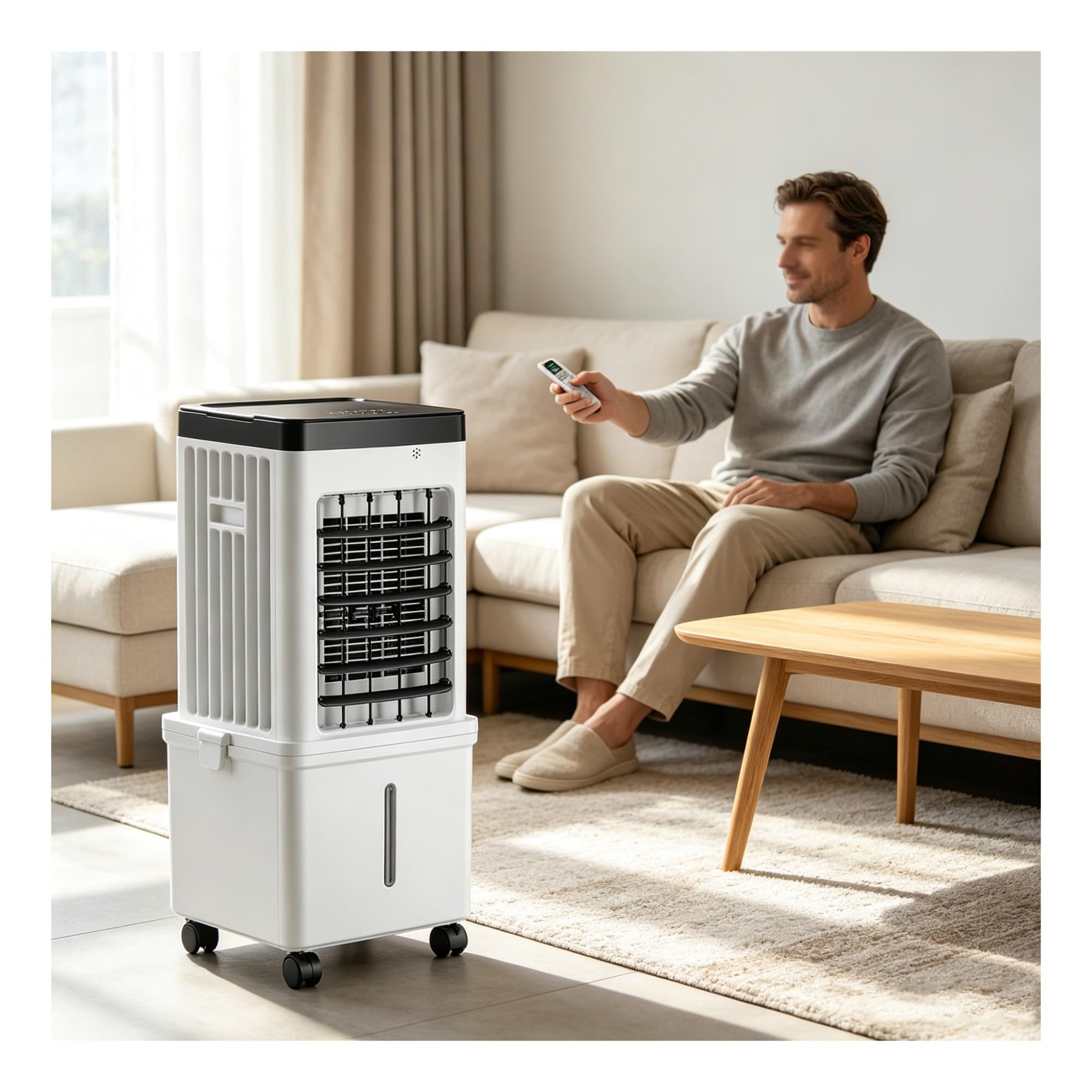 QWEASDF Portable Evaporative Air Cooler, air conditioners