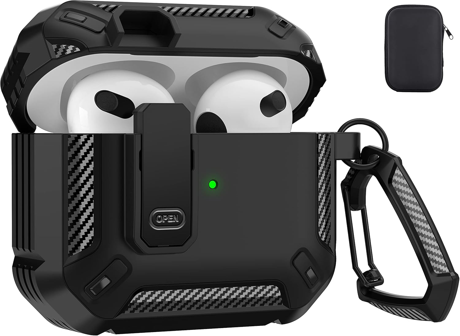 Maxjoy for Airpods 3 Case Cover 2021, Airpods 3 Protective