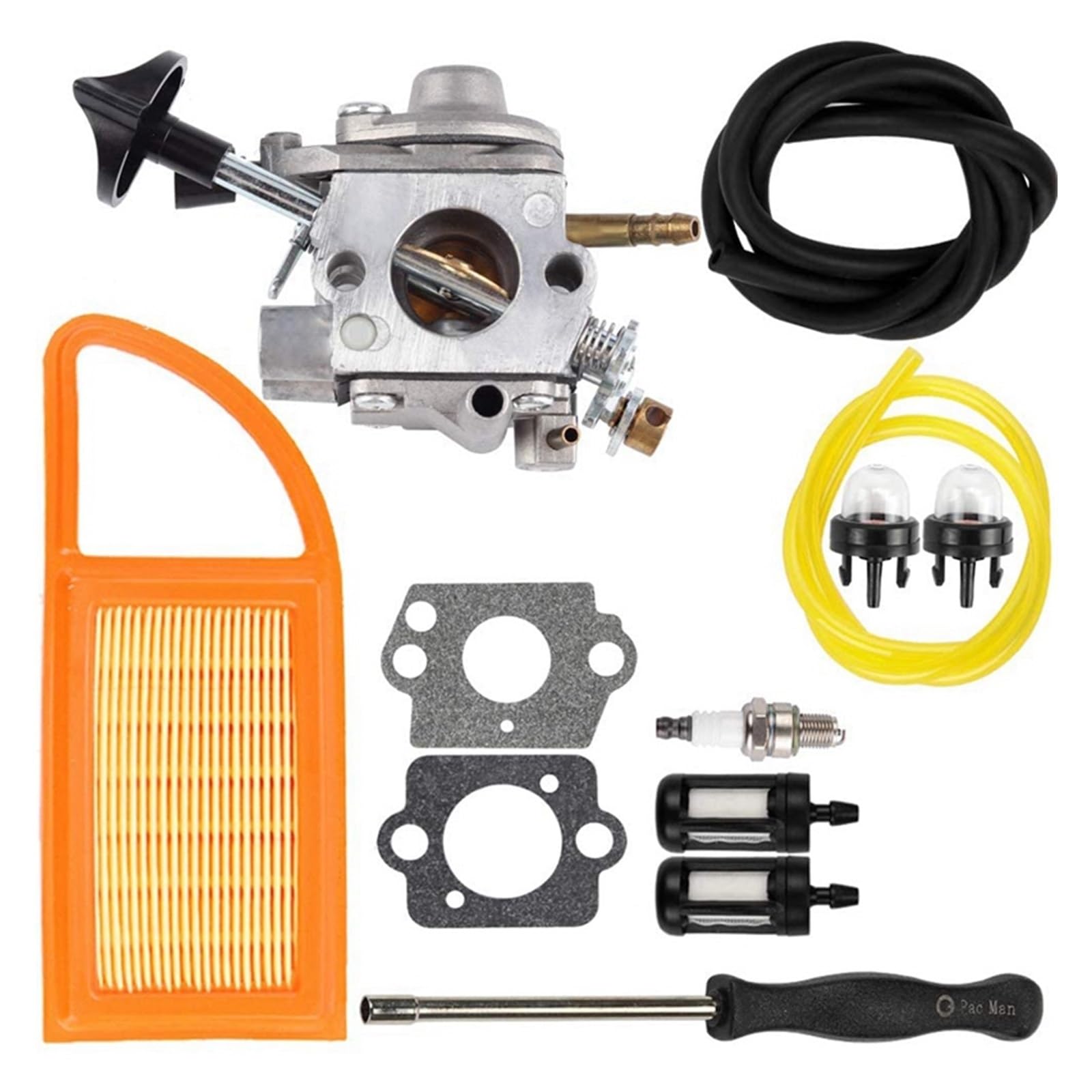 Kit De Carburador para BR500 BR550 BR600 Mochila Soplador Hojas Piezas BR 600 Carburador Filtro Aire Combustible Kit Repotenciación