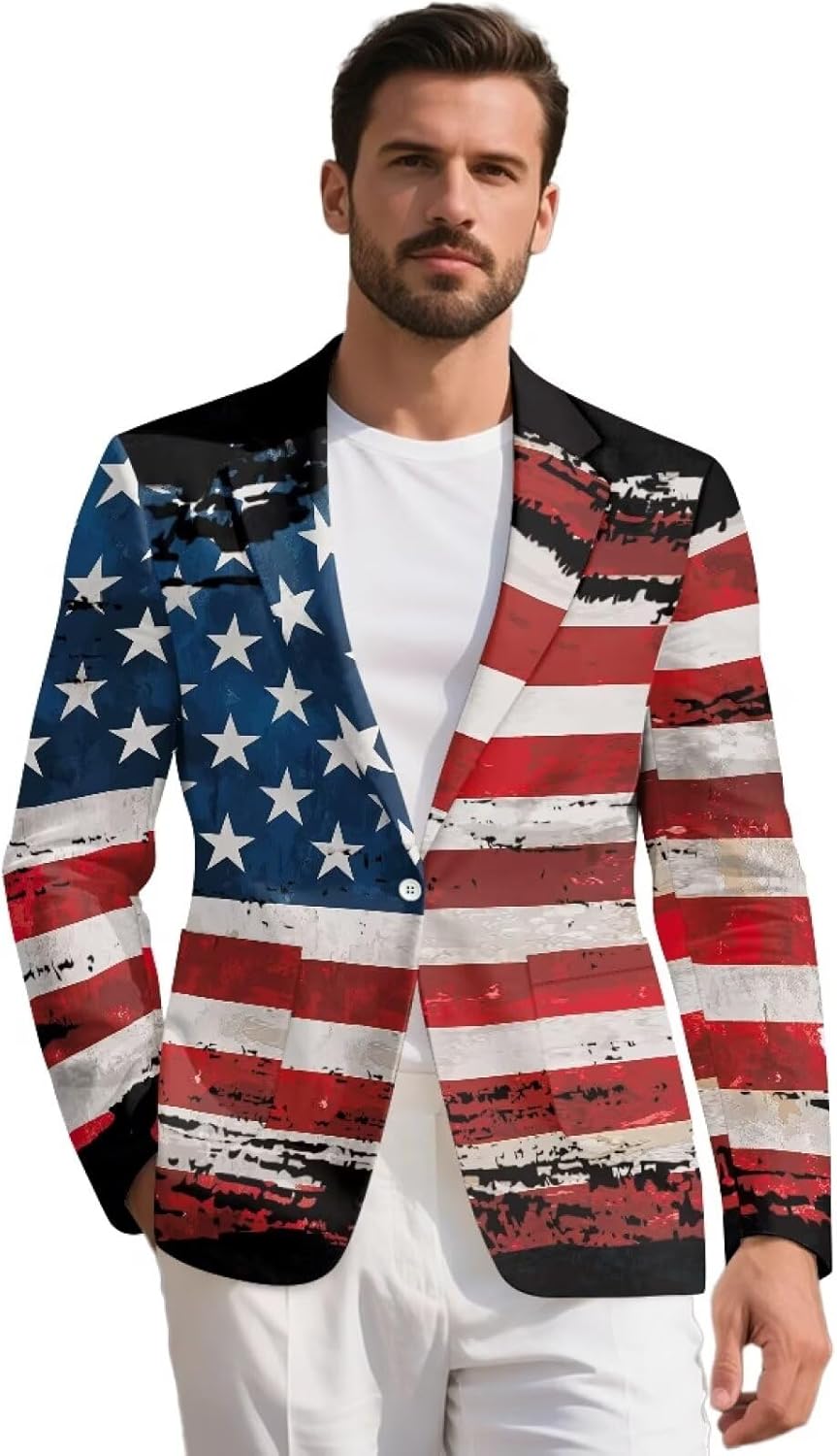 Men's Casual Blazers One Button Party Banquet Suits Breathable Inner Layer Wrinkle-Resistant Jacket Size S-5XL