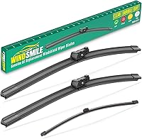 Vista 24 de Juego de hojas de repuesto para limpiaparabrisas delantero y trasero de 24, 20, 11 pulgadas, calidad prémium, para todo tipo de clima, calidad