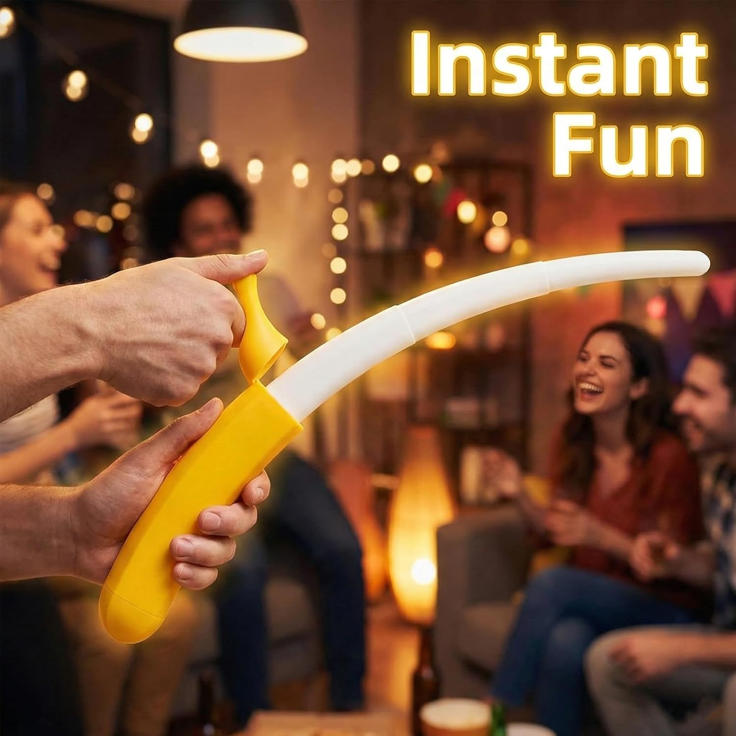 3D Printed Banana Sword, Retractable Banana Swords, Space Saving Fake Banana Sword, Plastic Katana Fake Swords Toy, Funny Extendable Banana Wand, Hidden Blade, for Bored Time (2Pcs-F)