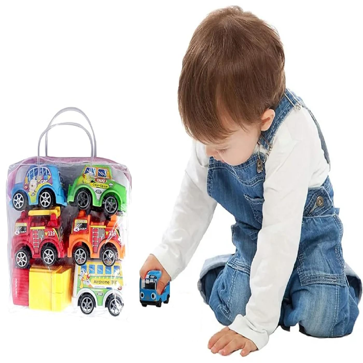 BAAL Non Toxic Unbreakable Car Toy Set Pull Back Car Toy Set for Kids Boy (Set of 6) (B097XXZNQY) Amazon Price History, Amazon Price Tracker