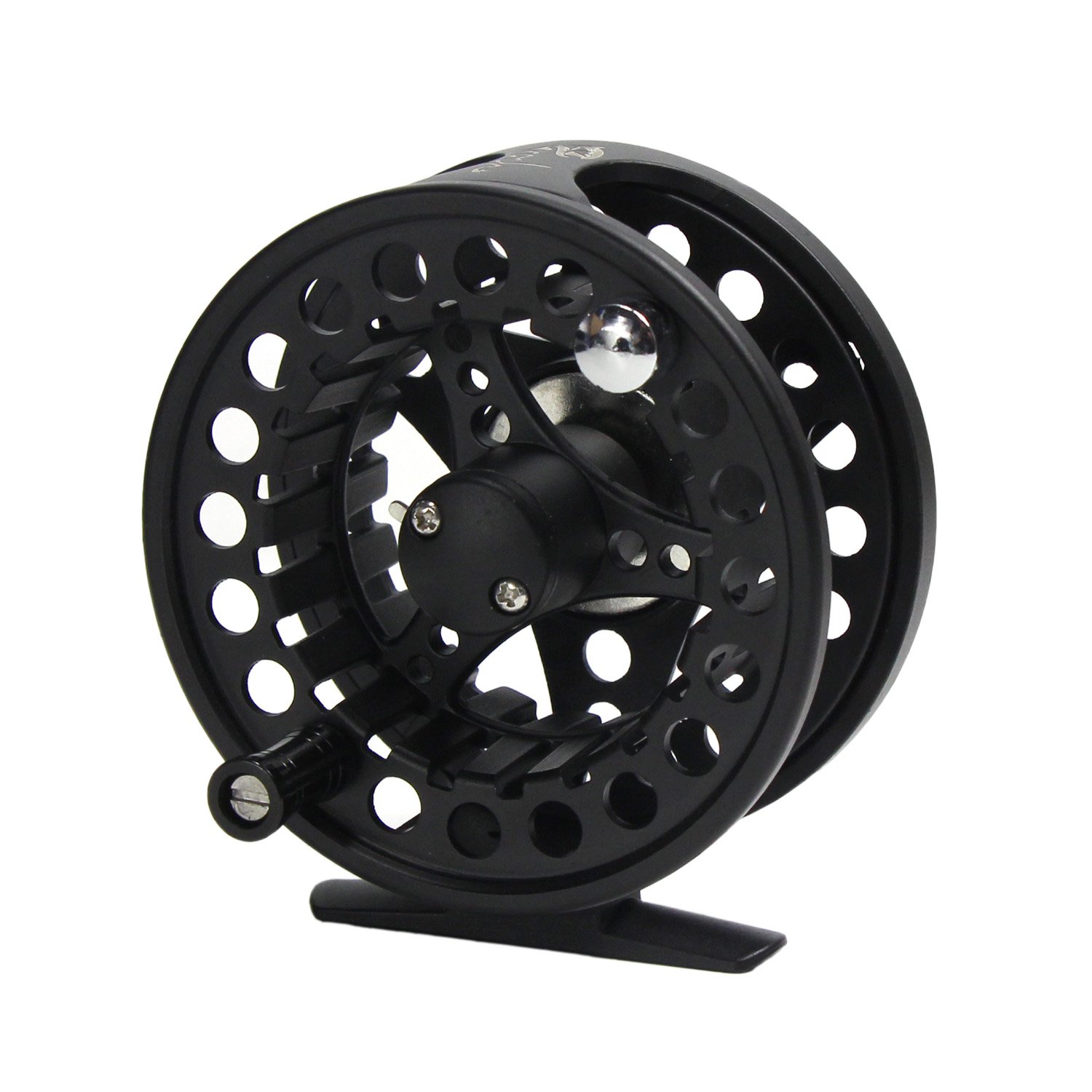 Croch Fly Fishing Reel with CNC-machined Aluminum Alloy Body 5/6 Black Sports & Outdoors