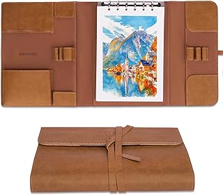 LIGHTWISH Watercolor Pad - A5 20 Sheets 100% Cotton 300GSM Cold Press Pa...