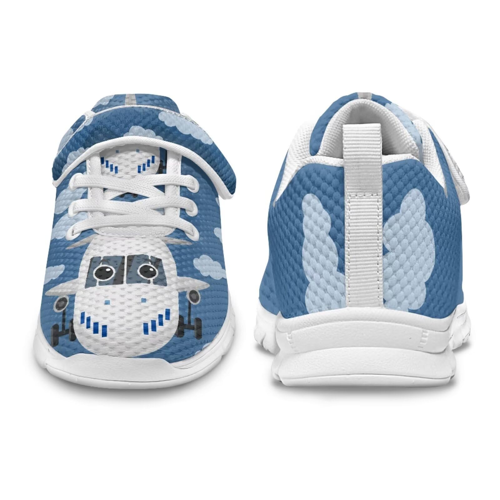Zapatillas deportivas para niños, con hebilla única, fáciles de tocar, para correr, caminar, para niños y niñas, Avión, 33 EU