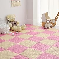 Vista 30 de Tapete de juego de espuma para bebé, tapete de juego de EVA suave y no tóxico, alfombras de piso entrelazadas, alfombras de piso de espuma