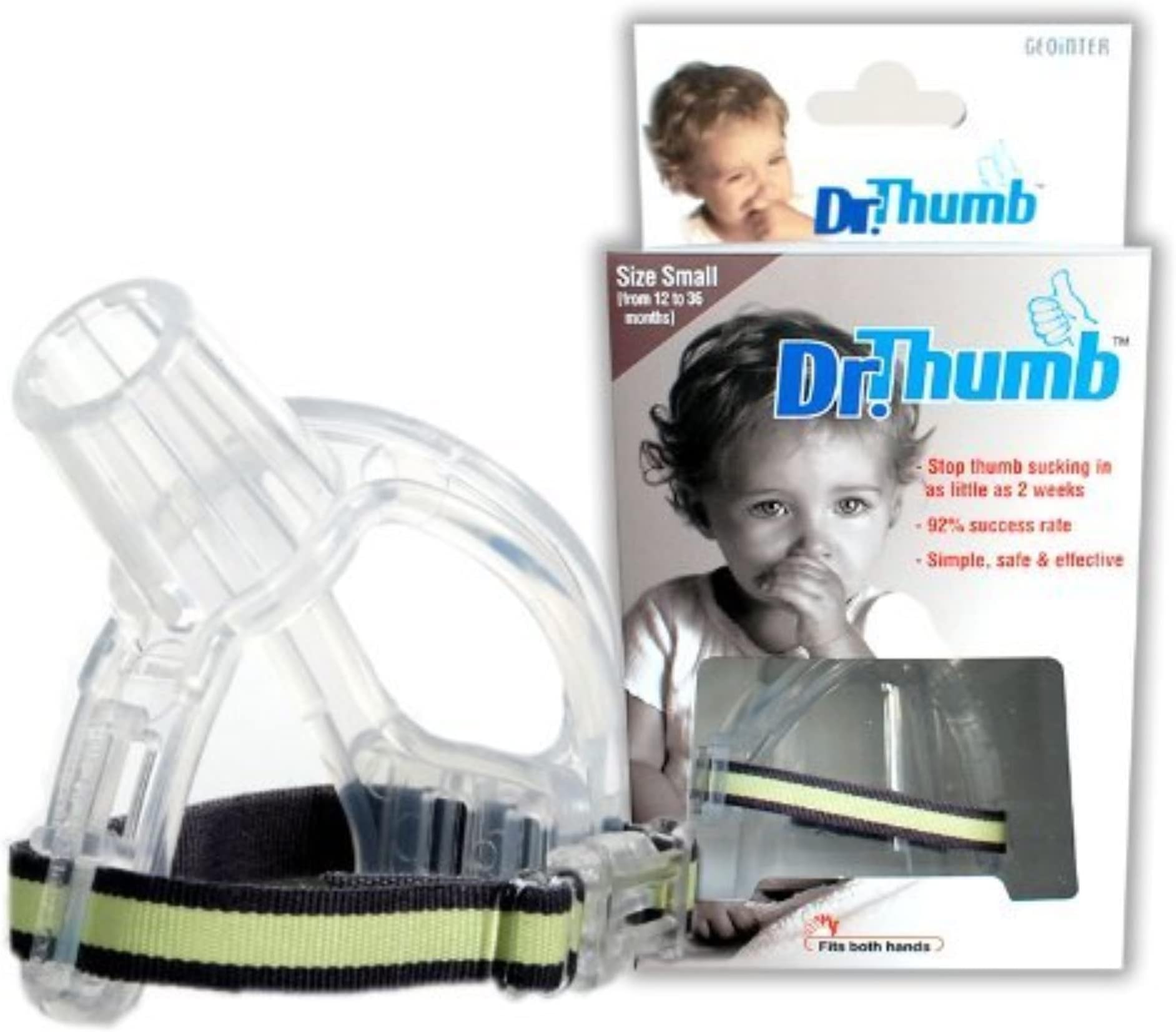 Stop Thumbsucking Thumb Sucking Kids Baby Child Finger Guard Protect (Small (from 12 to 36 Month))