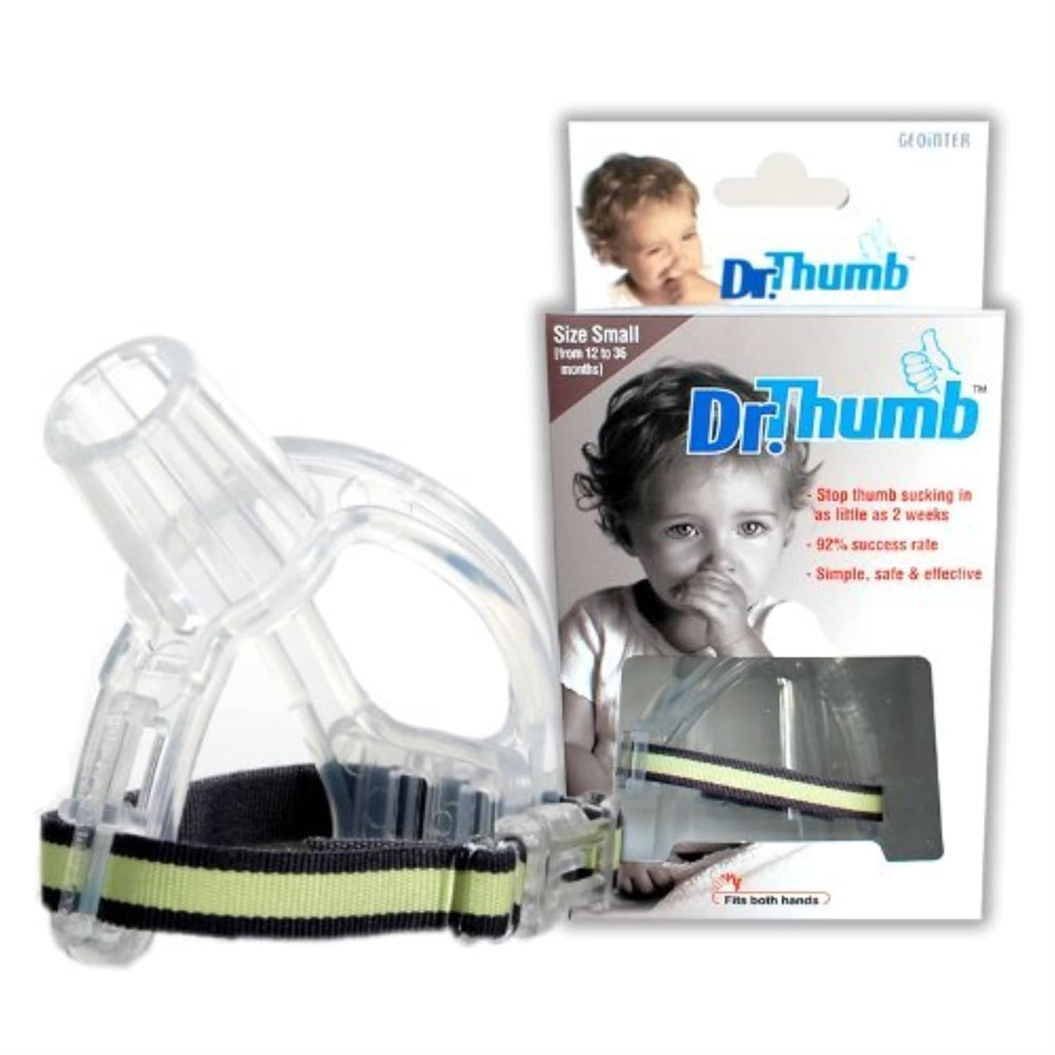 Stop Thumbsucking Thumb Sucking Kids Baby Child Finger Guard Protect (Small (from 12 to 36 Month))
