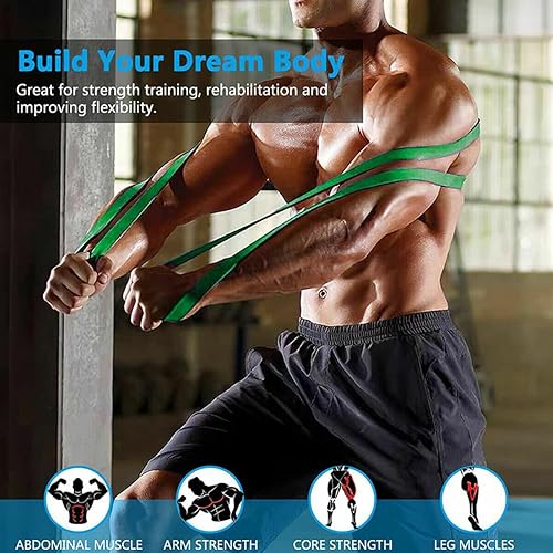 Miniatura 4 de Banda de asistencia para dominadas  Banda de resistencia para estiramiento, entrenamiento resistente, bandas de fitness, bandas de resistencia