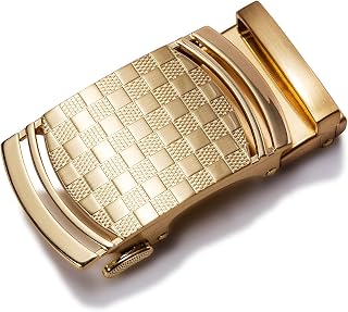 Men's Belt Ratchet Buckle Business Replaceable Only 1 3/8 Slide Buckle 35mm Party Business Gift