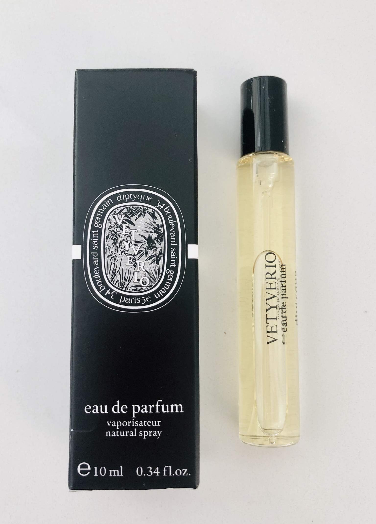 Diptyque Vetyverio Eau de Parfum. Travel Size 10ml / .34 oz.