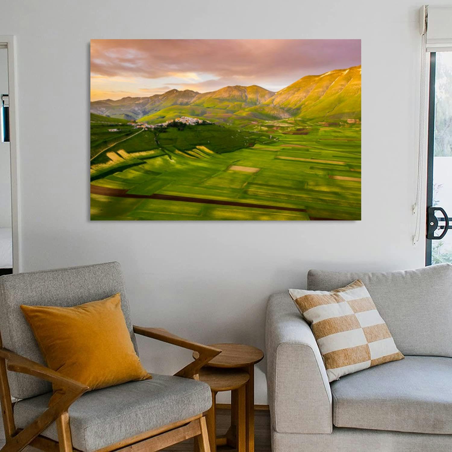 Amazon.com: Scenic aerial view a countryside landscape lots