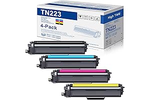 Brother TN223BK/C/M/Y Toner Cartridge - TN223 4PK Black, Cyan, Magenta & Yellow